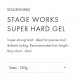 Original Shiseido Professional Stageworks Super Hard Gel 120G